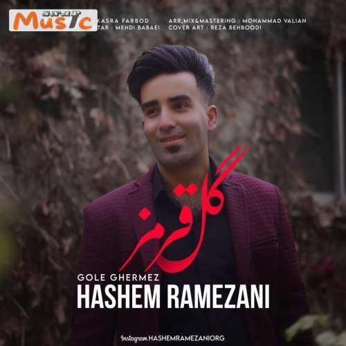 دانلود آهنگ گل قرمز از هاشم رمضانی (کیفیت 320 و 128) + متن آهنگ🎤